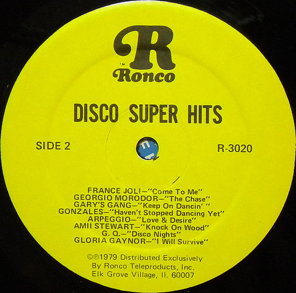 Ronco - Disco Super Hits