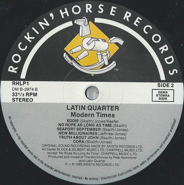 Latin Quarter - Modern Times